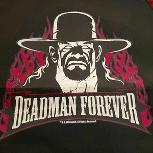 NWOT WWE Deadman Forever The Undertaker Drawstring Bag / backpack
